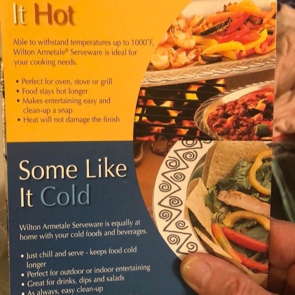 Wilton Armetale chip dip (new), flutes & pearls design - Picture 10 of 10